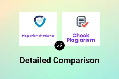 Plagiarismchecker.ai vs Check Plagiarism