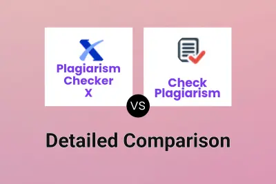 Plagiarism Checker X vs Check Plagiarism
