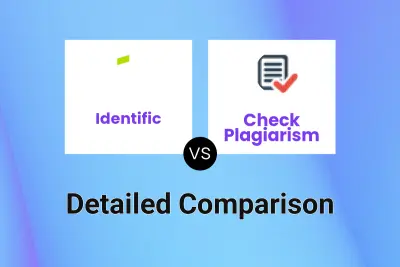 Identific vs Check Plagiarism