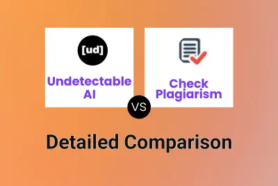 Undetectable AI vs Check Plagiarism