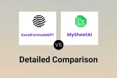 ExcelFormulaGPT vs MySheetAI