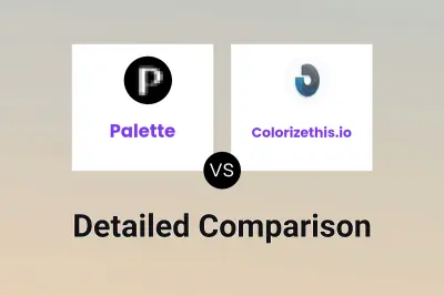 Palette vs Colorizethis.io Detailed comparison features, price