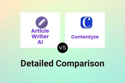 Article Writer AI vs Contentyze