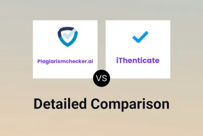 Plagiarismchecker.ai vs iThenticate