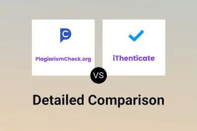 PlagiarismCheck.org vs iThenticate