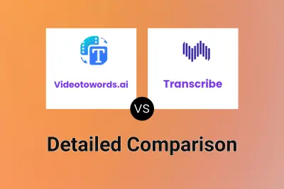 Videotowords.ai vs Transcribe