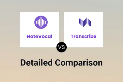 NoteVocal vs Transcribe