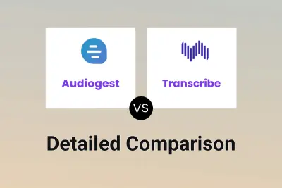 Audiogest vs Transcribe