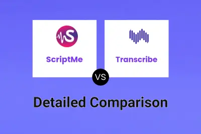 ScriptMe vs Transcribe