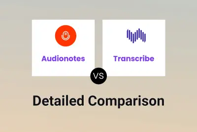 Audionotes vs Transcribe