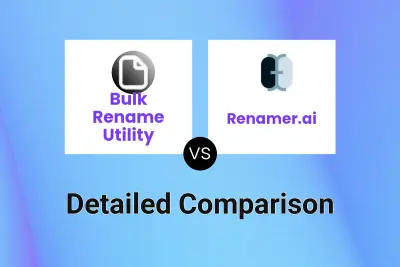 Bulk Rename Utility vs Renamer.ai