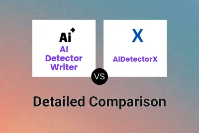 AI Detector Writer vs AIDetectorX