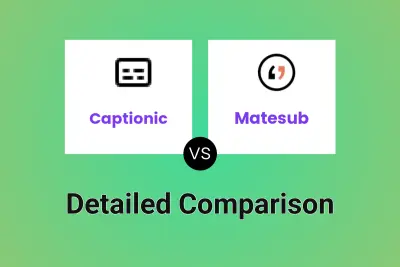 Captionic vs Matesub
