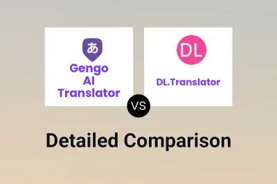 Gengo AI Translator vs DL.Translator