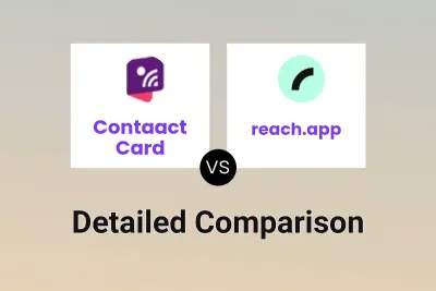 Contaact Card vs reach.app