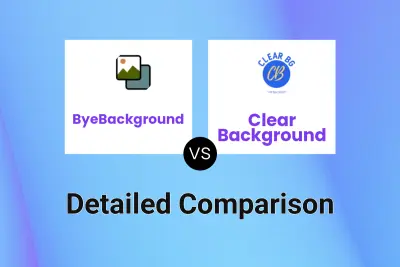 ByeBackground vs Clear Background
