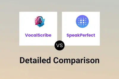 VocalScribe vs SpeakPerfect Detailed comparison features, price