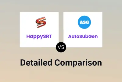HappySRT vs AutoSubGen