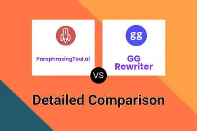 ParaphrasingTool.ai vs GG Rewriter Detailed comparison features, price