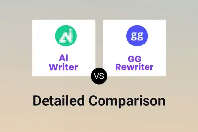 AI Writer vs GG Rewriter Detailed comparison features, price