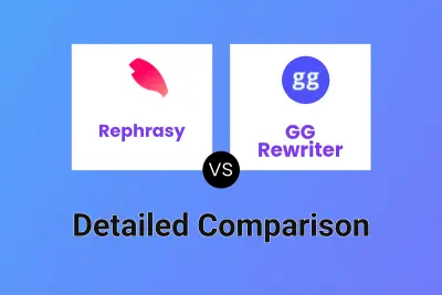 Rephrasy vs GG Rewriter Detailed comparison features, price