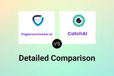 Plagiarismchecker.ai vs CatchAI