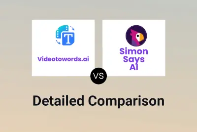 Videotowords.ai vs Simon Says AI