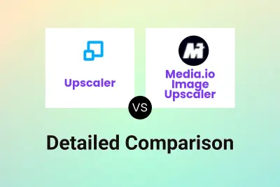 Upscaler vs Media.io Image Upscaler