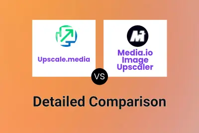 Upscale.media vs Media.io Image Upscaler