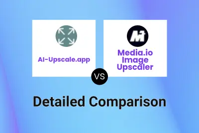 AI-Upscale.app vs Media.io Image Upscaler