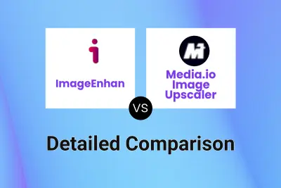 ImageEnhan vs Media.io Image Upscaler