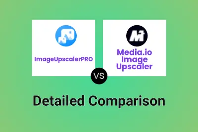 ImageUpscalerPRO vs Media.io Image Upscaler