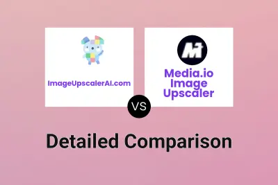 ImageUpscalerAI.com vs Media.io Image Upscaler