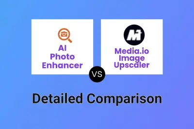 AI Photo Enhancer vs Media.io Image Upscaler