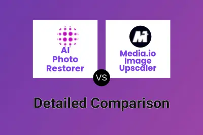 AI Photo Restorer vs Media.io Image Upscaler