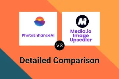 PhotoEnhanceAI vs Media.io Image Upscaler