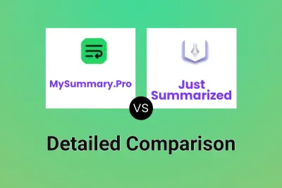 MySummary.Pro vs Just Summarized