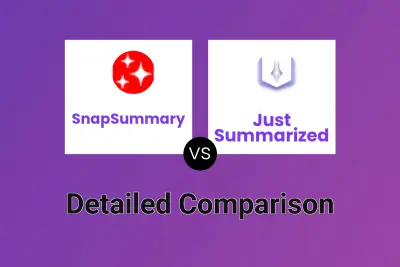 SnapSummary vs Just Summarized