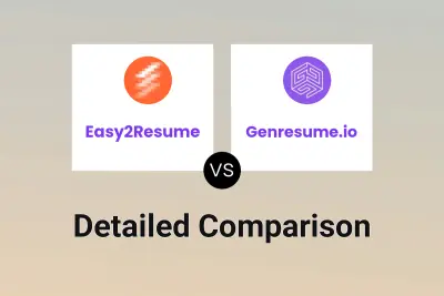 Easy2Resume vs Genresume.io