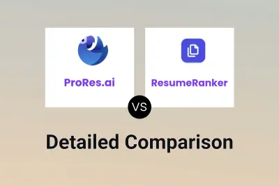 ProRes.ai vs ResumeRanker Detailed comparison features, price