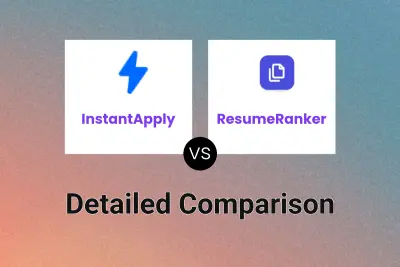 InstantApply vs ResumeRanker Detailed comparison features, price