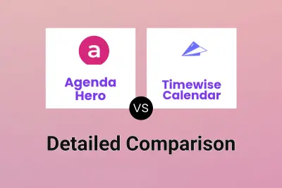 Agenda Hero vs Timewise Calendar