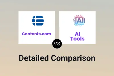 Contents.com vs AI Tools Detailed comparison features, price