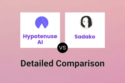 Hypotenuse AI vs Sadako Detailed comparison features, price