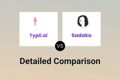 Typli.ai vs Sadako Detailed comparison features, price