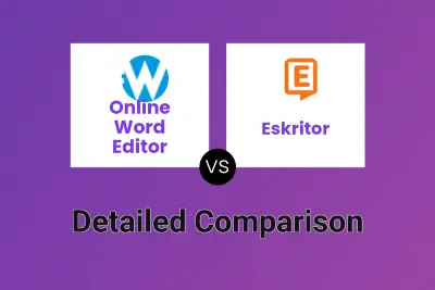 Online Word Editor vs Eskritor