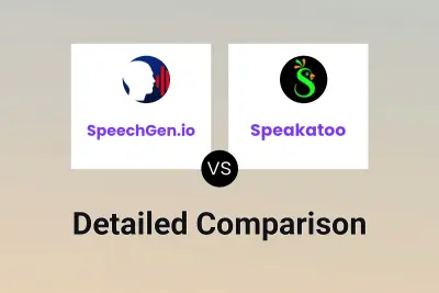 SpeechGen.io vs Speakatoo