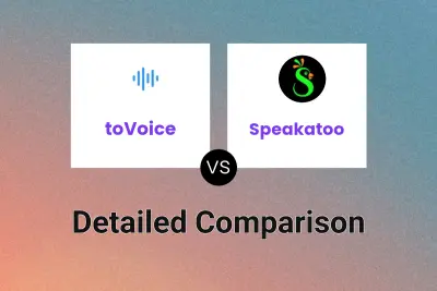 toVoice vs Speakatoo