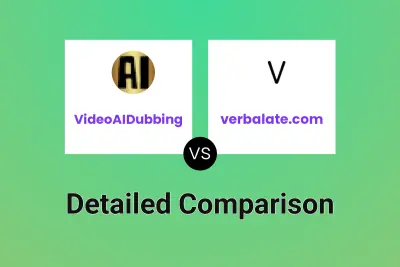 VideoAIDubbing vs verbalate.com