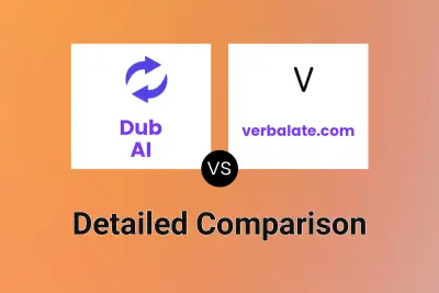 Dub AI vs verbalate.com